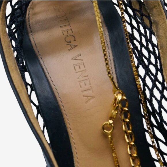 Bottega Veneta Mesh Nappa Sandals